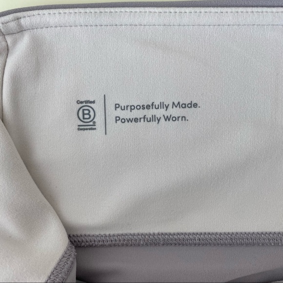 ATHLETA | Elation Asymmetrical 7/8 Tight in Powervita Colorblock Lilac Stone •XS - Picture 11 of 15